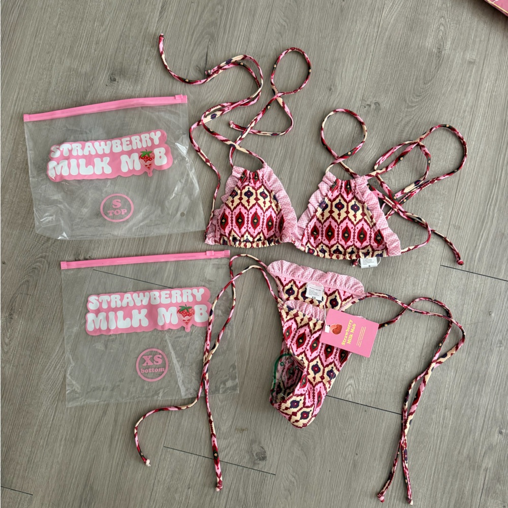 Strawberry Milk Mob Fig Jam Bikini